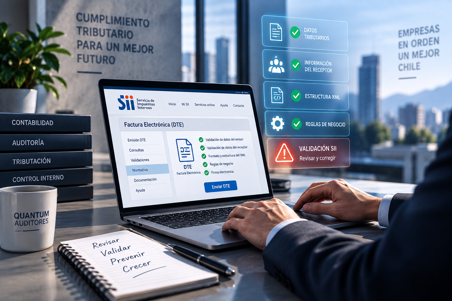 Validaciones DTE del SII y facturación electrónica para empresas