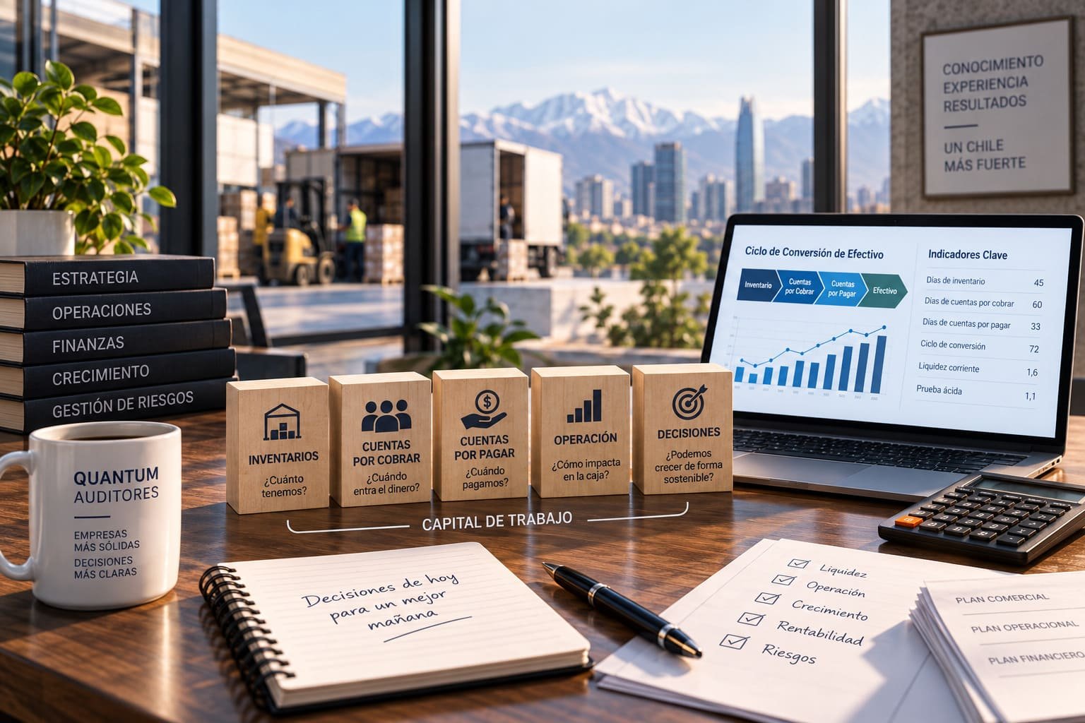Capital de trabajo, ciclo de conversión de efectivo y decisiones financieras de la empresa